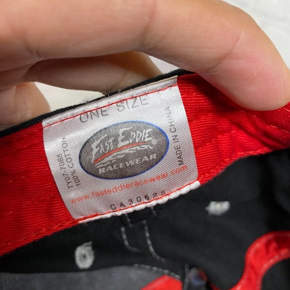 TRD Toyota Racing Development Hat Cap Strap Back Black Graphic Print Fast Eddie - Picture 8 of 9